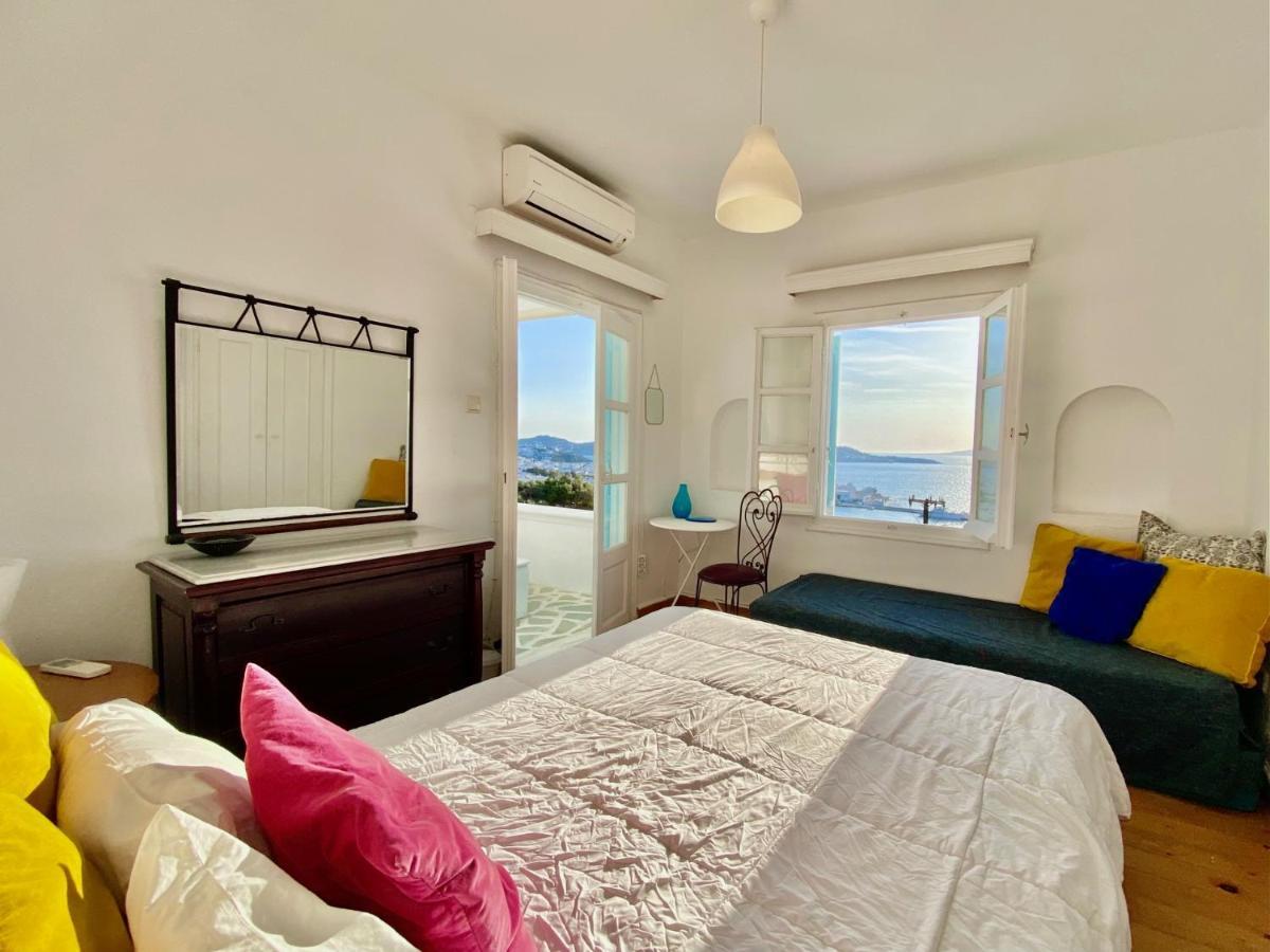 Anemones Sea View Apartment Mykonos Town Luaran gambar