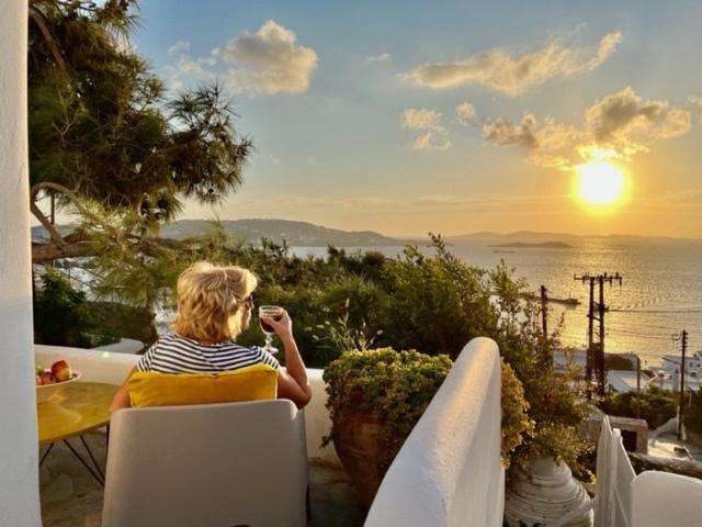 Anemones Sea View Apartment Mykonos Town Luaran gambar
