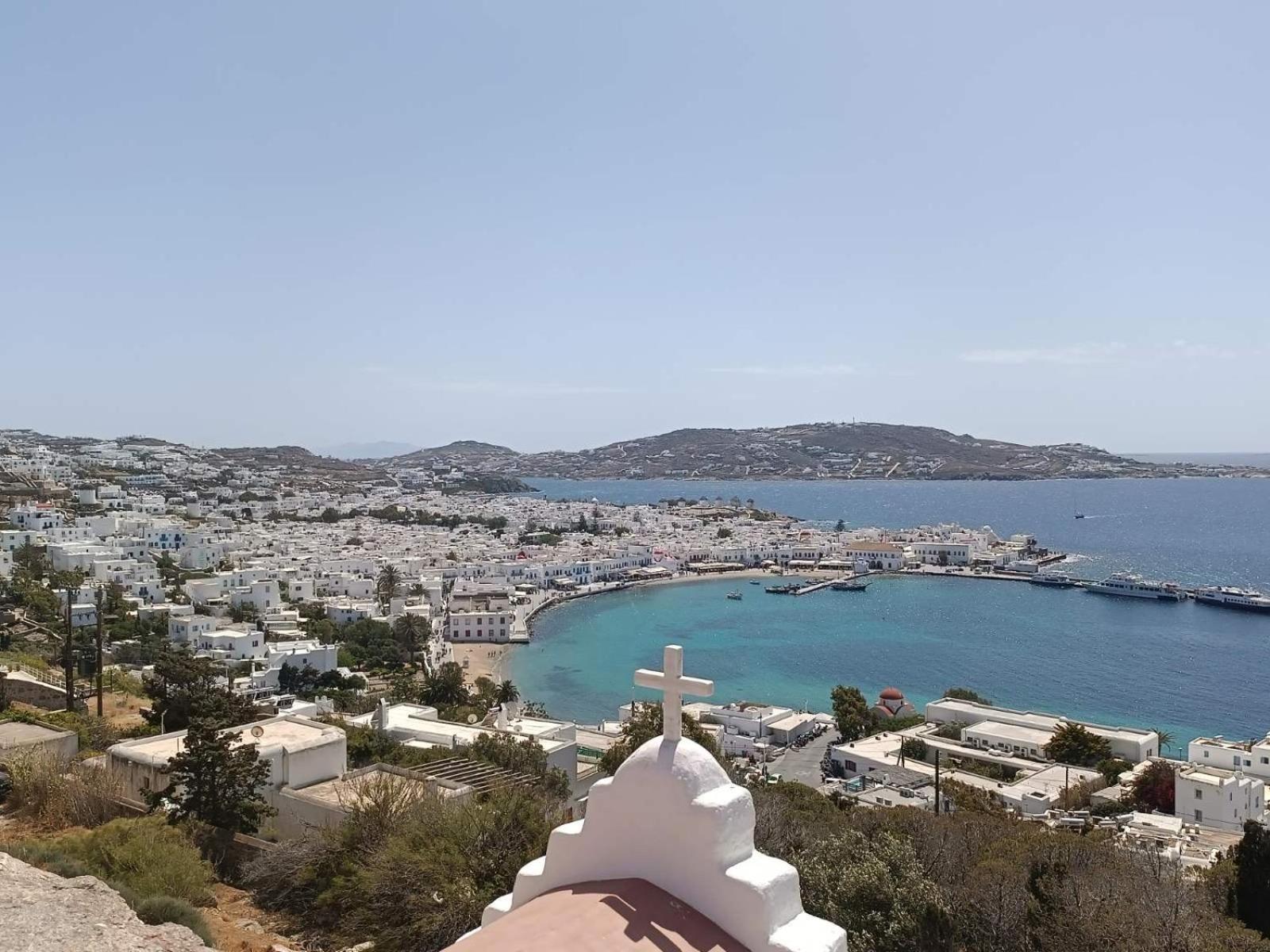 Anemones Sea View Apartment Mykonos Town Luaran gambar